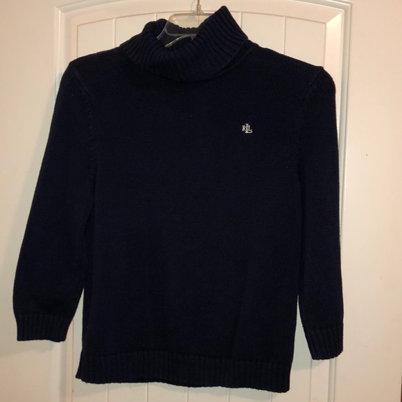 Ralph Lauren Sweaters - Ralph Lauren sweater Women L CrewNeck 3/4 Slv Blue